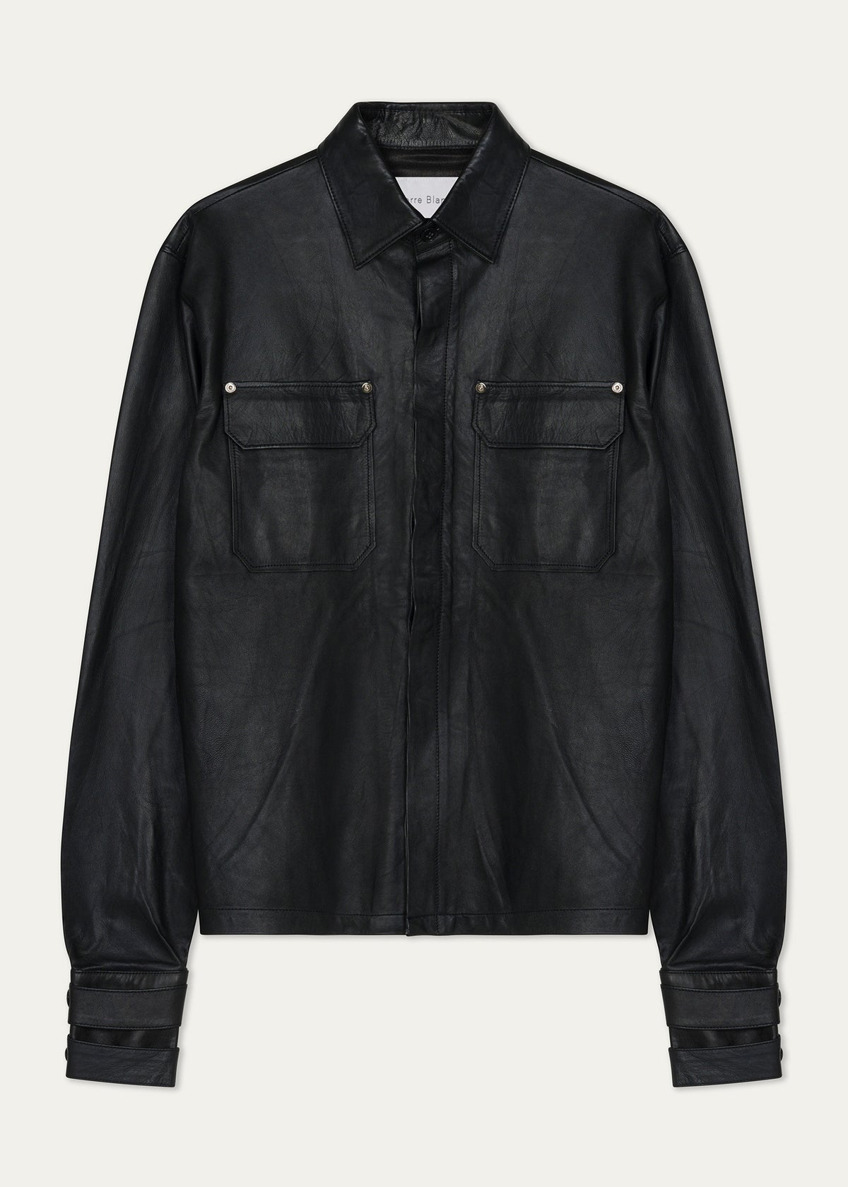 Pierre Blanc Leather Shirt
