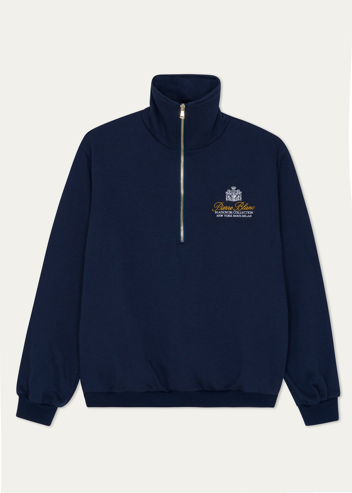 Signature Half-Zip Maison Sweater