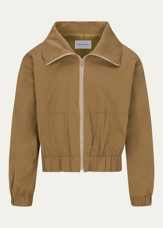 Pierre Blanc Cropped Track Jacket