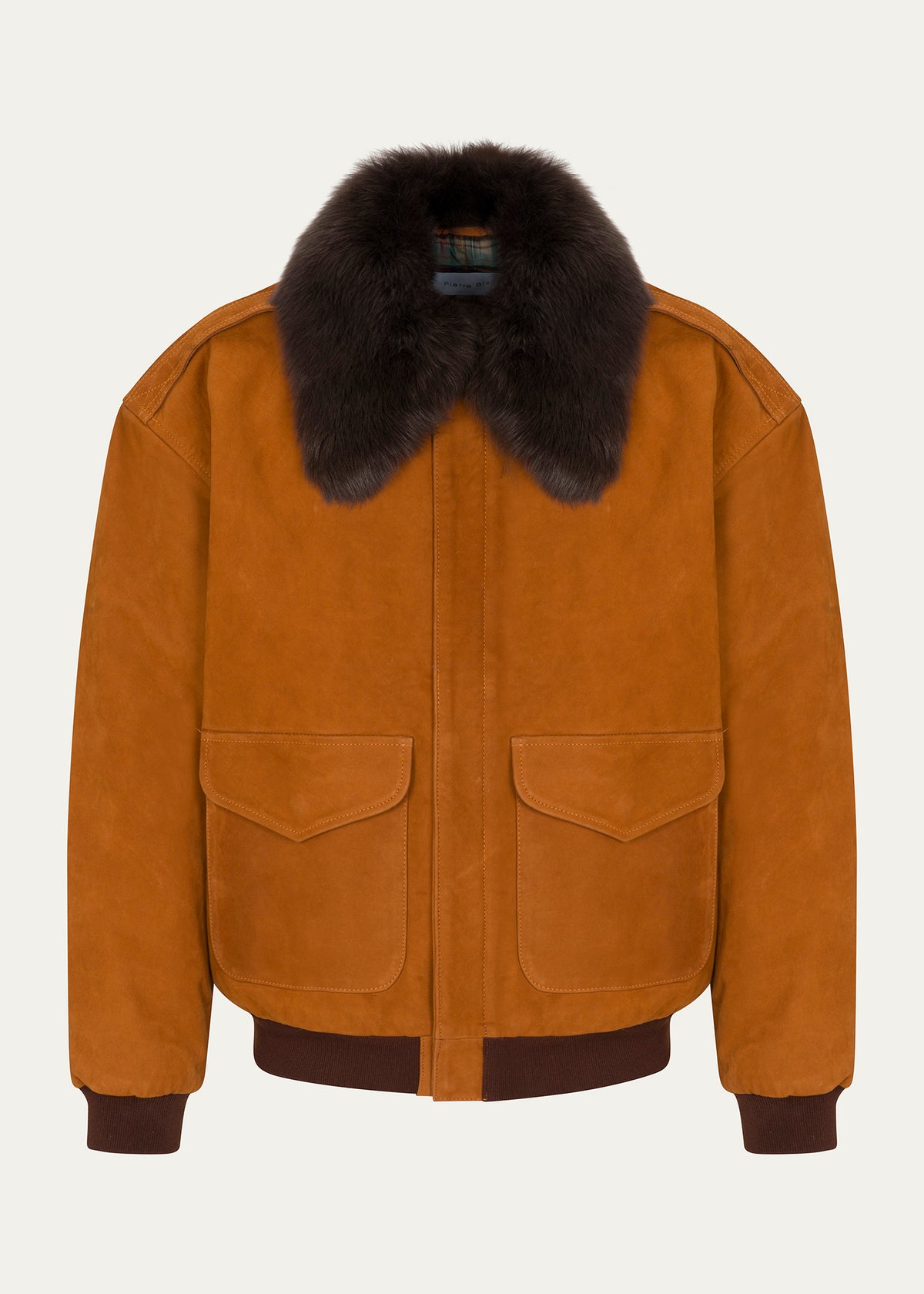 Pierre Blanc Suede Bomber (Tobacco)