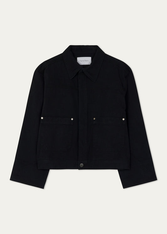Denim Utility Jacket (Noir)