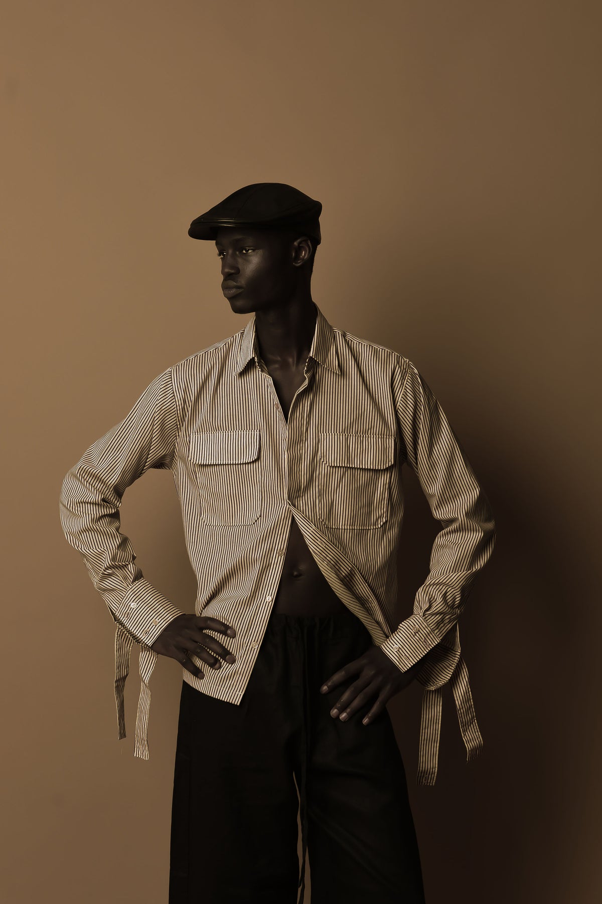 Pierre Blanc Stripe Poplin Shirt