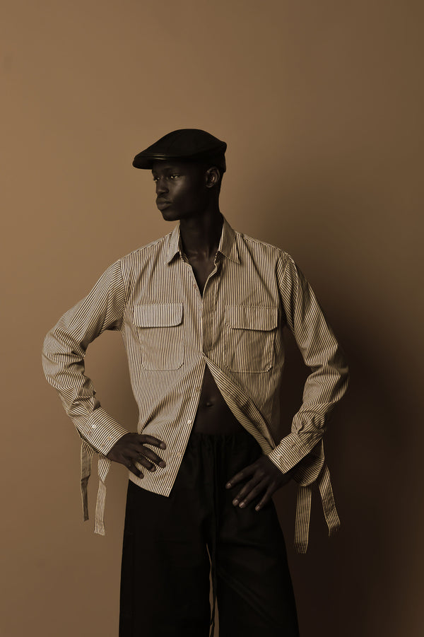 Pierre Blanc Stripe Poplin Shirt
