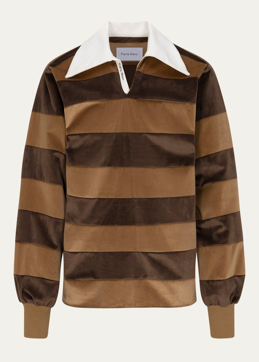 Pierre Blanc Velvet Rugby (Brown)