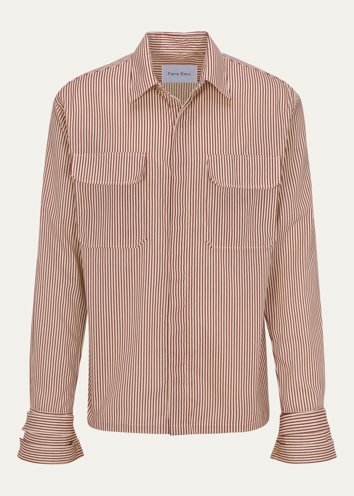 Pierre Blanc Stripe Poplin Shirt