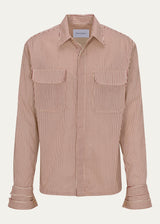Pierre Blanc Stripe Poplin Shirt