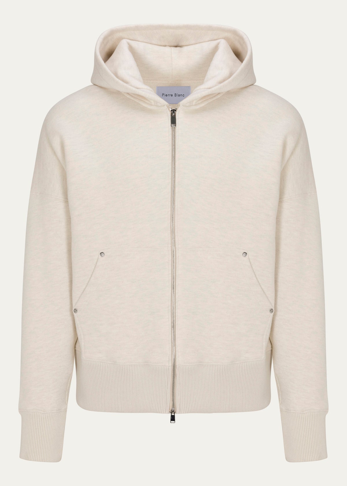 Pierre Blanc Zip Hoodie (Oatmeal)