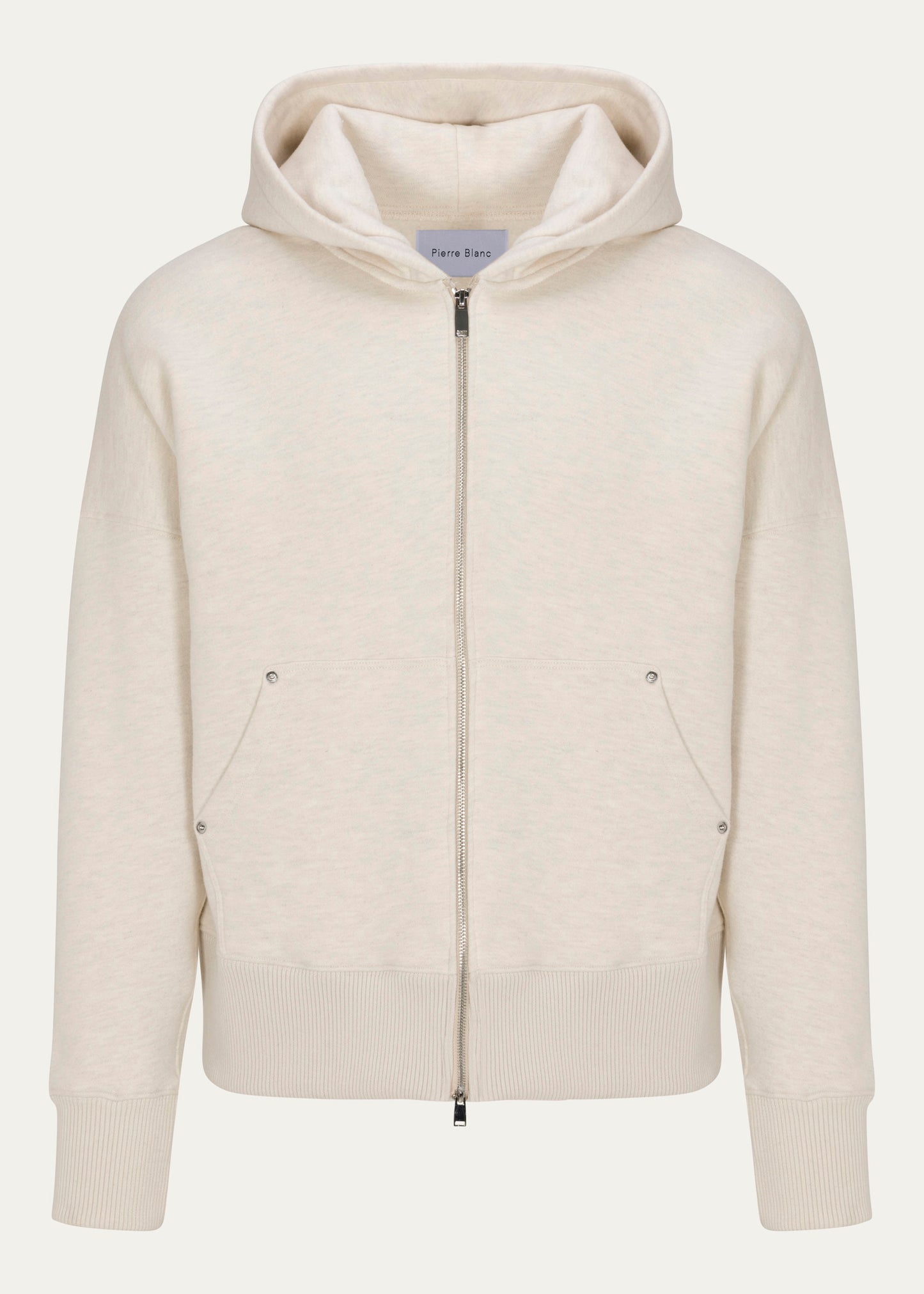 Pierre Blanc Zip Hoodie (Oatmeal)