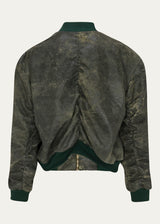 Pierre Blanc Vintage Leather  Bomber (Green)