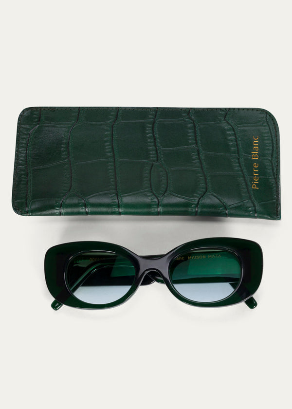 Pierre Blanc "Maison Mata" Sunglasses Green